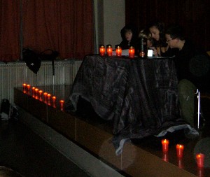 Vorlesen in der Aula