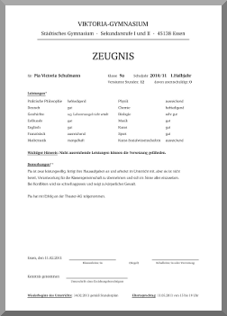 Zeugnis