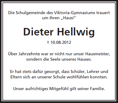Nachruf Dieter 