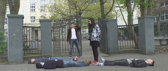 Szene aus dem Video-Projekt FAUST 20.16'